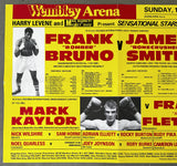 BRUNO, FRANK-JAMES "BONECRUSHER" SMITH ON SITE POSTER (1984)