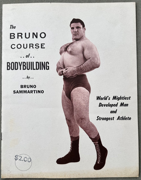 SAMMARTINO, BRUNO-THE BRUNO COURSE OF BODYBUILDING BOOKLET (1963)