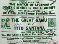 SAMMARTINO, BRUNO SIGNED LEGENDS EVENT ON SITE POSTER (1998)