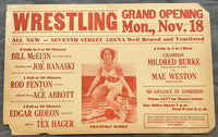 BURKE, MILDRED-MAE WESTON RARE ON SITE POSTER (1940)