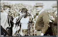 WOLGAST, AD REAL PHOTO POSTCARD (1916-AFTER BURNS FIGHT)
