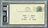 BURNS, TOMMY SIGNED POSTCARD (PSA/DNA)