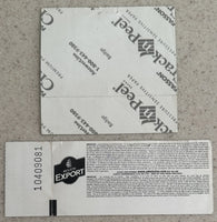 BUTE, LUCIAN-CHRISTIAN CRUZ FULL TICKET & PASS (2005-ARTHUR MERCANTE)