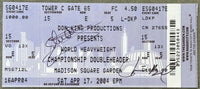 RUIZ, JOHNNY-FRES OQUENDO & CHRIS BYRD-ANDREW GOLOTA SIGNED FULL TICKET (2004)