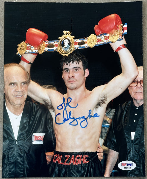 CALZAGHE, JOE SIGNED PHOTO (PSA/DNA)