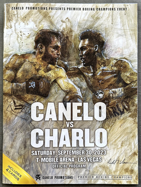 ALVAREZ, CANELO-JERMELL CHARLO OFFICIAL PROGRAM (2023)