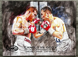 ALVAREZ, CANELO-GENNADY GOLOVKIN II ORIGINAL SOUVENIR POSTER (2018)