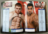 ALVAREZ, CANELO-AMIR KHAN OFFICIAL PROGRAM (2016)