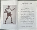 CARNERA, PRIMO-GEORGE COOK OFFICIAL PROGRAM (1932)