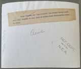 CARNERA, PRIMO-TOMMY LOUGHRAN WEIGH-IN TYPE 1 WIRE PHOTO (1934)