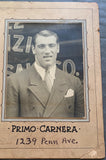 CARNERA, PRIMO ADVERTISING POSTER (1933-AS WORLD HEAVYWEIGHT CHAMPION)