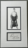 CARNERA, PRIMO INK SIGNATURE DISPLAY (PSA/DNA)