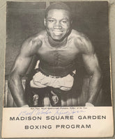 CARTER, RUBIN "HURRICANE"-JOEY ARCHER OFFICIAL PROGRAM (1962)