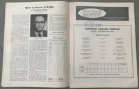 CARTER, RUBIN "HURRICANE"-JOEY ARCHER OFFICIAL PROGRAM (1962)