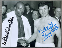 CARTER, RUBIN "HURRICANE" & HARRY SCOTT SIGNED PHOTO