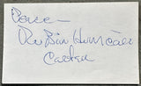 CARTER, RUBIN "HURRICANE" SIGNED INDEX CARD (PSA/DNA)