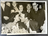 CERDAN, MARCEL TYPE 1 WIRE PHOTO (1949 IN CASABLANCA)