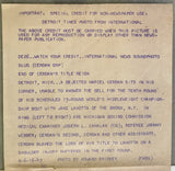 LAMOTTA, JAKE-MARCEL CERDAN ORIGINAL TYPE 1 WIRE PHOTO (1949-LAMOTTA WINS TITLE)-END OF FIGHT