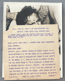 CERDAN, MARCEL ORIGINAL TYPE 1 WIRE PHOTO (1949-AFTER THE LAMOTTA FIGHT)
