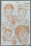 CERVANTES, ANTONIO-FRANK LEROY & ALFREDO MARCANO-KEN NAGAMINE OFFICIAL PROGRAM (1969)
