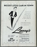 CHARLES, EZZARD-PAT VALENTINO OFFICIAL PROGRAM (1949)