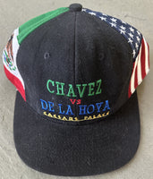 DE LA HOYA, OSCAR-JULIO CESAR CHAVEZ SOUVENIR HAT (1996-NEVER WORN)