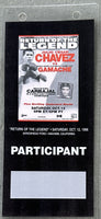 CHAVEZ, JULIO CESAR-JOEY GAMACHE PARTICIPANT CREDENTIAL (1996)