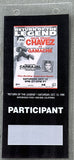 CHAVEZ, JULIO CESAR-JOEY GAMACHE PARTICIPANT CREDENTIAL (1996)