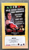 CHAVEZ, JULIO CESAR-IVAN ROBINSON PRESS CREDENTIAL (2005)