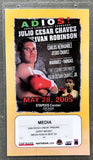 CHAVEZ, JULIO CESAR-IVAN ROBINSON PRESS CREDENTIAL (2005)