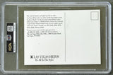 CHAVEZ, JULIO CESAR-MELDRICK TAYLOR I SIGNED LARGE POSTCARD (1990-SIGNED BY TAYLOR & CHAVEZ-PSA/DNA)