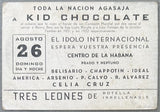 CHOCOLATE, KID ADVERTING CARD (1934)