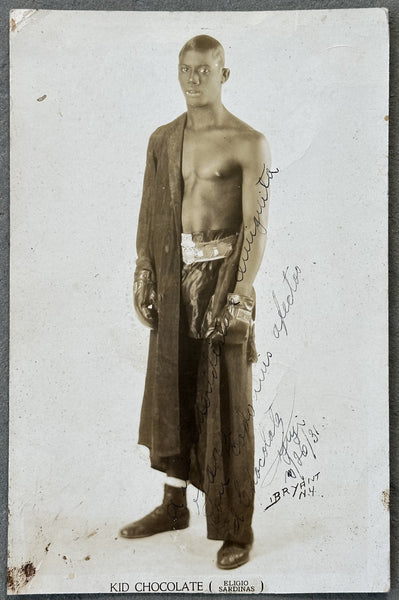 CHOCOLATE, KID SIGNED PHOTO (1931)