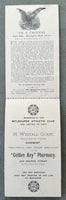 CHOYNSKI, JOE-JOE GODDARD & JACK MCAULIFFE-TOM DUGGAN OFFICIAL PROGRAM (1891)