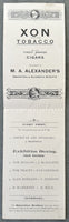 CHOYNSKI, JOE-JOE GODDARD & JACK MCAULIFFE-TOM DUGGAN OFFICIAL PROGRAM (1891)