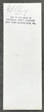 CLANCY, GIL SIGNED PAYROLL CHECK (1959)