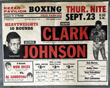 CLARK, HENRY-GEORGE "SCRAPIRON" JOHNSON ON SITE POSTER (1965)