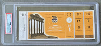 CLAY, CASSIUS-YVON BECAUS ON SITE FULL OLYMPIC TICKET (1960-PSA/DNA EX 5)