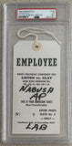 CLAY, CASSIUS-SONNY LISTON I FULL EMPLOYEE TICKET (1964-PSA/DNA NM 7 (MK))