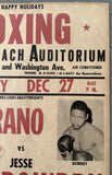 CLAY, CASSIUS-HERB SILER ON SITE POSTER (1960-CLAY'S 2ND PRO FIGHT)