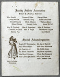 CLAY, CASSIUS & RUDOLPH CLAY SIGNED HIGH SCHOOL SPORTS PROGRAM (1963-JSA-CASSIUS CLAY WAS GUEST SPEAKER)