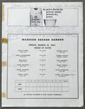 COKES, CURTIS-GYPSY JOE HARRIS OFFICIAL PROGRAM & TWO TICKET STUBS (1967)