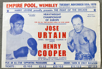 COOPER, HENRY-JOSE URTAIN ON SITE BROADSIDE POSTER (1970)