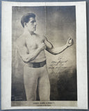 CORBETT, JAMES J. RARE SIGNED LARGE FORMAT PHOTO (JSA)