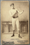 CORBETT, JAMES J. CABINET CARD (1893-AS CHAMPION)