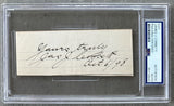 CORBETT, JAMES J. INK SIGNATURE AS CHAMPION (1898-PSA/DNA)