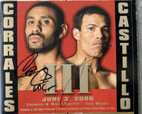 CORRALES, DIEGO-JOSE LUIS CASTILLO III SIGNED OFFICIAL PROGRAM (2006-SIGNED BY BOTH)