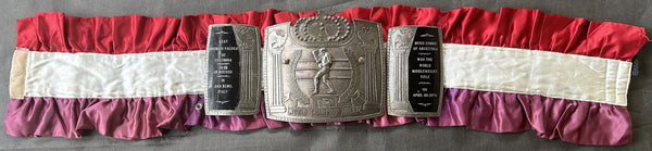 CORRO, HUGO RING MAGAZINE WORLD CHAMPIONSHIP BELT (1979)