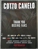 ALVAREZ, CANELO-MIGUEL COTTO OFFICIAL PROGRAM (2015)