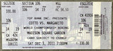 COTTO, MIGUEL-ANTONIO MARGARITO II ON SITE FULL TICKET (2011)